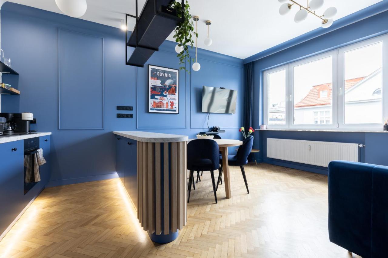 Blue Door Apartment, Swietojanska, Srodmiescie Gdynia Exteriör bild
